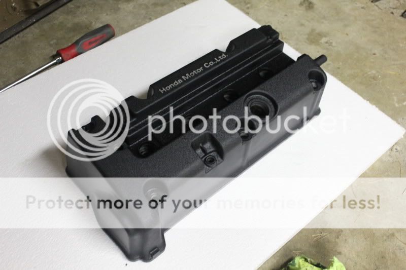 Wrinkle black powder coated K20A2 valve cover SUPER NICE Honda